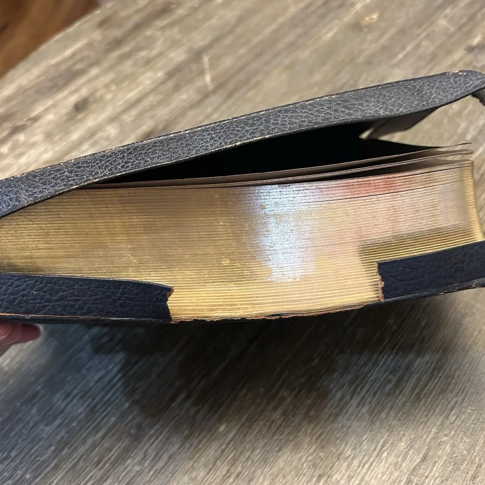 Antique German Martin Luther Bible Die Bibel Concordia St Louis Gilt Edges